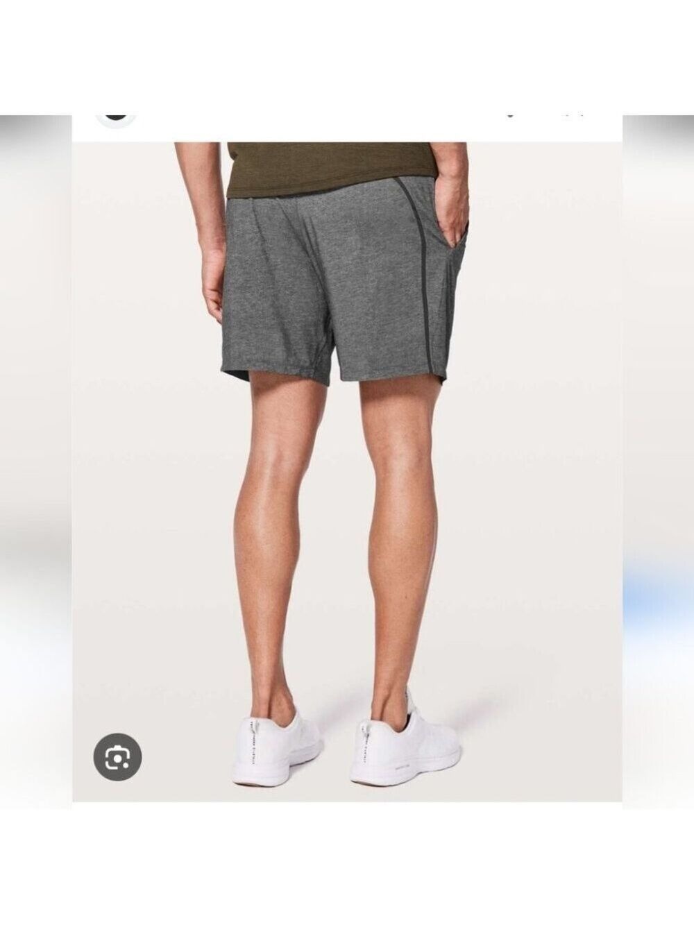LULULEMON | Pace Breaker Shorts Linerless Heather Gray Sz M